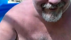 Naked Pool Dad
