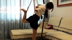 Asian Girls Bound and Gagged rope bondage