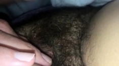 playing with wife's wet clit and pussy undercover